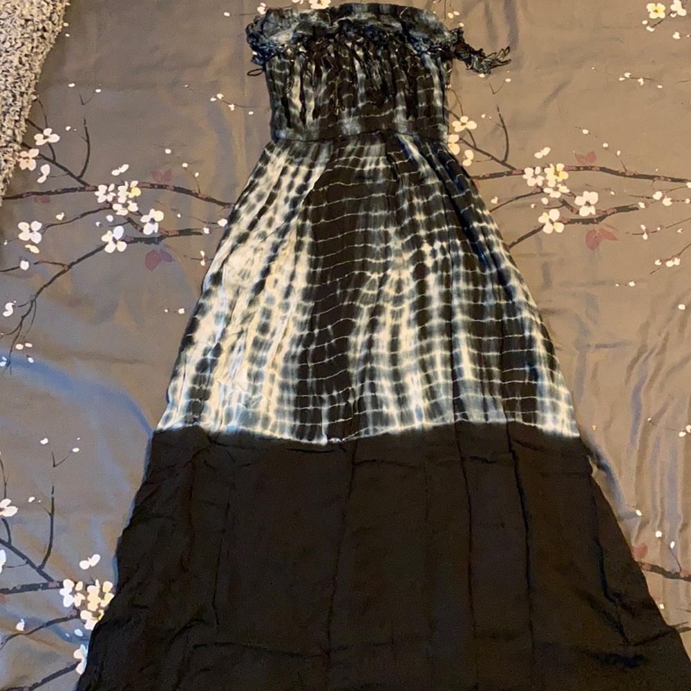 Dress Bohemian style ankle length
